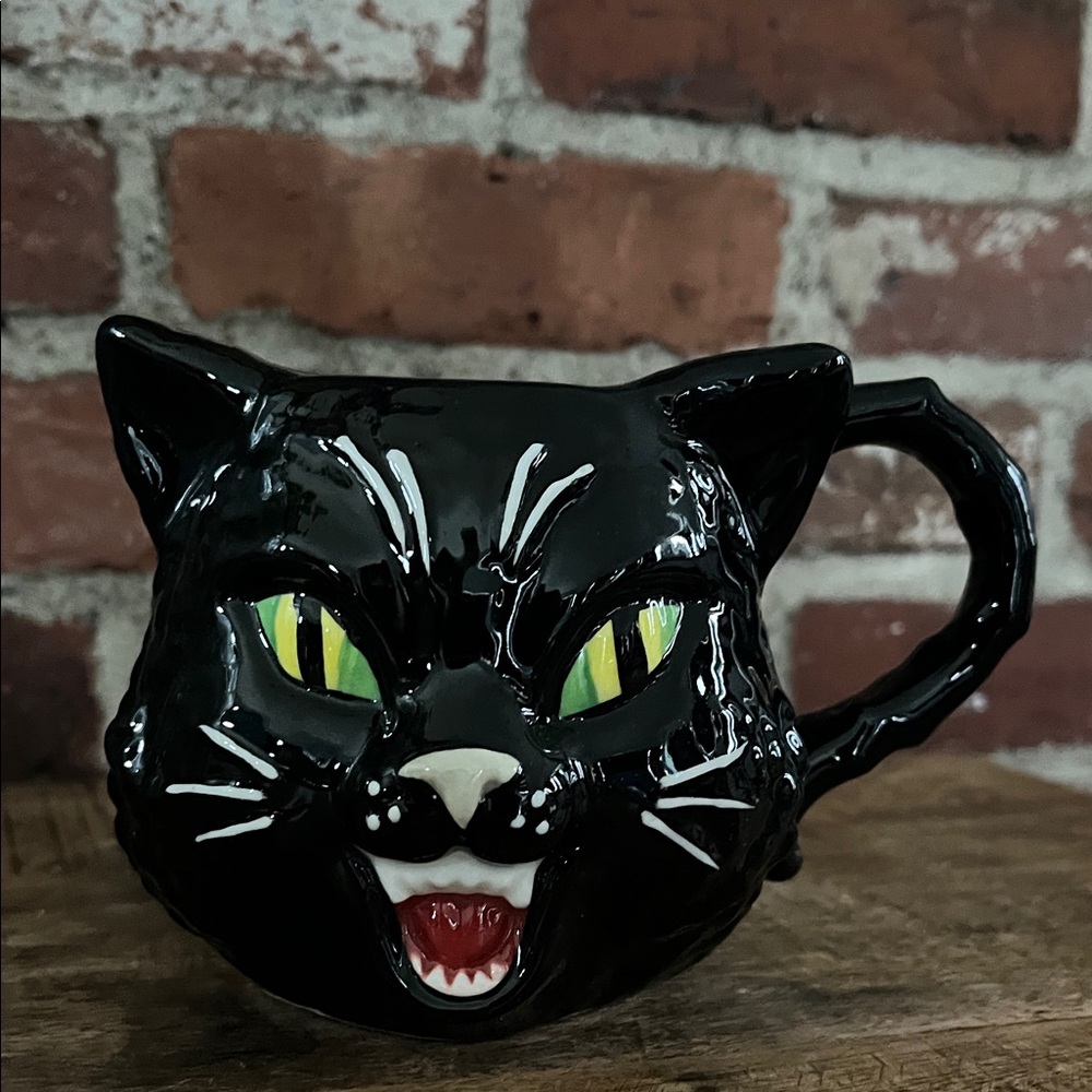 Black Cat Ceramic Mug for Pets & Cat Lovers - Picture 6 of 7